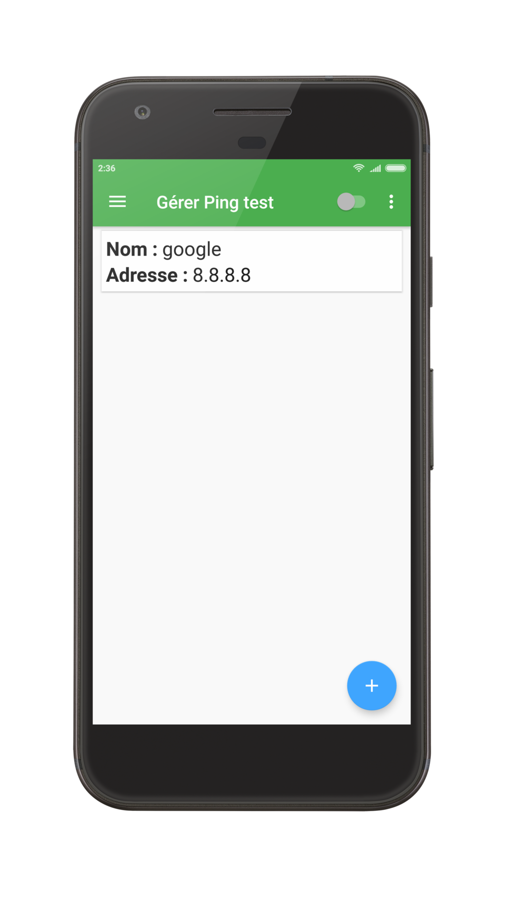 Image application gestion ip à surveiller